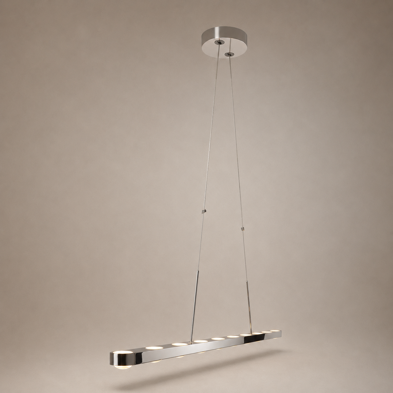 Grau Pendelleuchte Dance LED — Licht als Ausstellungsstück im Designer Outlet